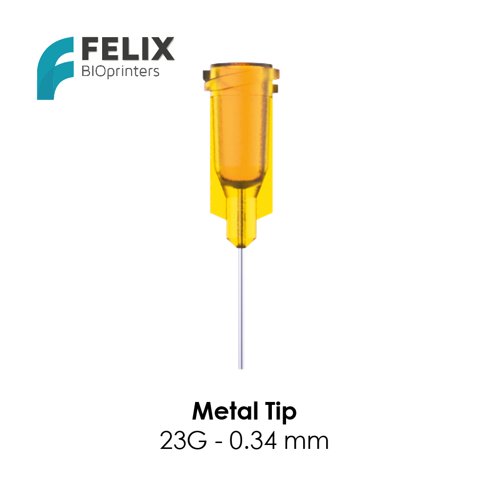 Needle 23G, 0.34mm, 1/2 inch, Luer Lock, yellow